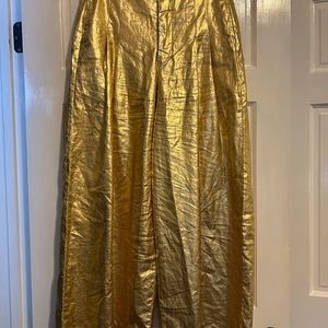 Gold pants